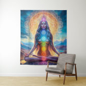 Chakra-Mediation Wandteppich (Beispiel)