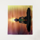 Chakra-Mediation Wandteppich (Vorderseite)