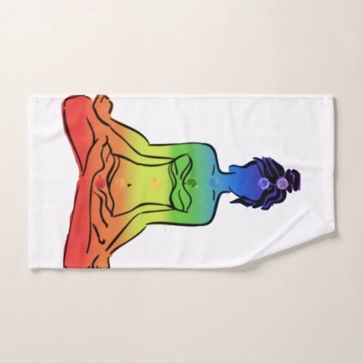 Chakra/Meditation Badhandtuch Set (Handtuch)
