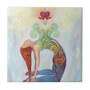 Chakra-Meditation Fliese