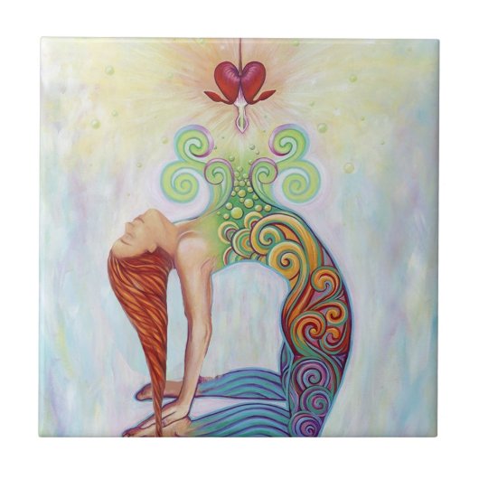Chakra-Meditation Fliese (Vorderseite)