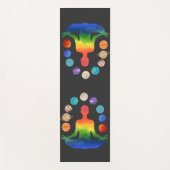 Chakra-Meditation | Spirituelle Energie Yogamatte (Vorderseite)