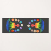 Chakra-Meditation | Spirituelle Energie Yogamatte (Vorderseite (Horizontal))