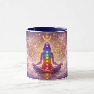 Chakra-Meditations-Kaffeetasse Spirituell Tasse