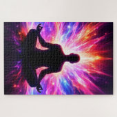 Chakra-Meditations-Puzzle Farbige Yoga-Kunst Puzzle (Horizontal)