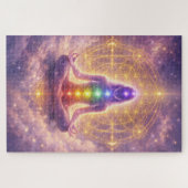 Chakra-Meditations-Puzzle Spirituelle Kunst Puzzle (Horizontal)