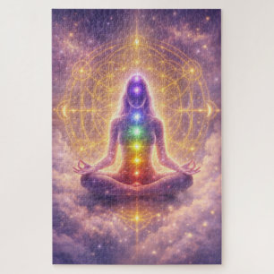 Chakra-Meditations-Puzzle Spirituelle Kunst Puzzle