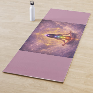 Chakra-Meditations-Yogamatte Spirituelles Design Yogamatte