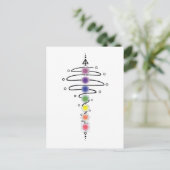 Chakra Modulator Postkarte (Stehend Vorderseite)