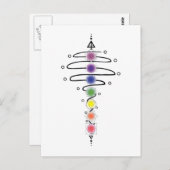 Chakra Modulator Postkarte (Vorne/Hinten)