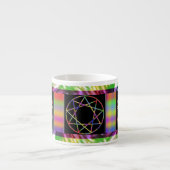 Chakra Nonagram Espressotasse (Vorderseite)