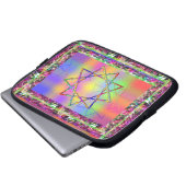 Chakra Nonagram Laptopschutzhülle (Vorne Knopf)