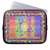 Chakra Nonagram Laptopschutzhülle (Vorderseite)