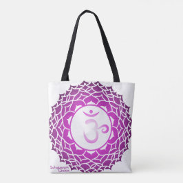 Chakra OM Namaste ganz über DruckTasche Tasche