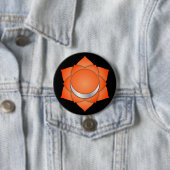 Chakra Orange Sacral Zen Yoga Spirituelle Meditati Button (Beispiel)