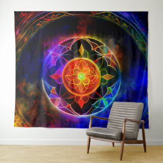 Chakra Orb Wandteppich