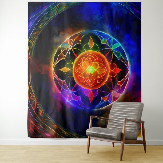 Chakra Orb Wandteppich (Beispiel)