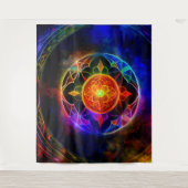Chakra Orb Wandteppich (Vorderseite)