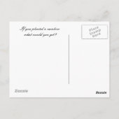 Chakra-Pflanze, Planträume Postkarte (Rückseite)