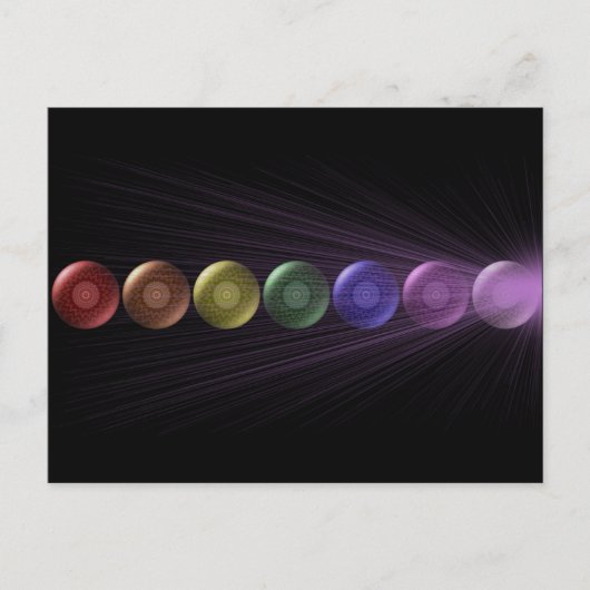 Chakra Postcard Postkarte (Vorderseite)