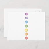 Chakra Postkarten (Vorne/Hinten)