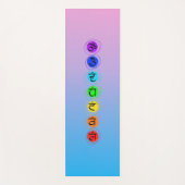 Chakra Powered Mediation Mat Yogamatte (Vorderseite)