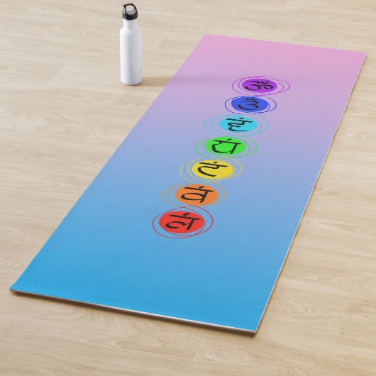 Chakra Powered Mediation Mat Yogamatte (Beispiel)