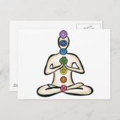 Chakra Powered Postkarte (Vorne/Hinten)