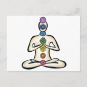 Chakra Powered Postkarte (Vorderseite)