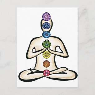 Chakra Powered Postkarte