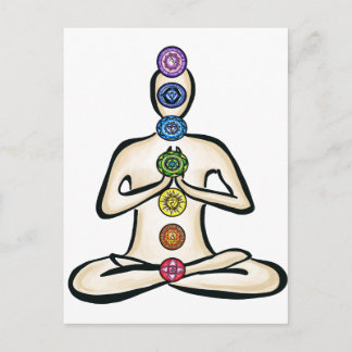 Chakra Powered Postkarte