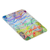 Chakra Rainbow Words Art Magnete (Rechte Seite)