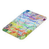 Chakra Rainbow Words Art Magnete (Linke Seite)