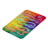 Chakra Rainbow Words Art Magnete (Linke Seite)