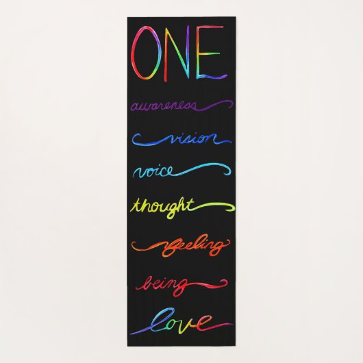 Chakra Rainbow Yogamatte (Rückseite)