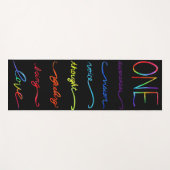 Chakra Rainbow Yogamatte (Vorderseite (Horizontal))