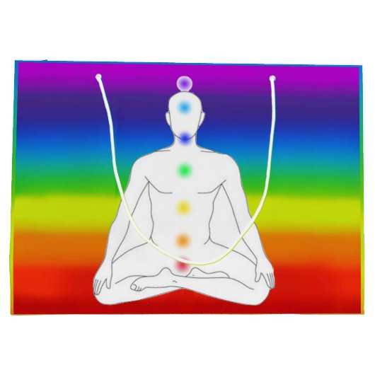 Chakra/Reiki Große Geschenktüte (Rückseite)