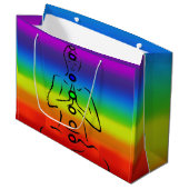 Chakra/Reiki Große Geschenktüte (Vorderseite Schrägansicht)