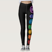 Chakra Reiki Ninja Göttin-Leggings Leggings (Vorderseite)