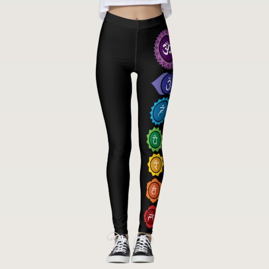 Chakra Reiki Ninja Göttin-Leggings Leggings (Vorderseite)
