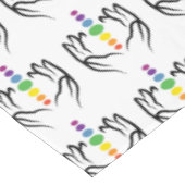 Chakra/Reiki Tischdecke (Schrägansicht)