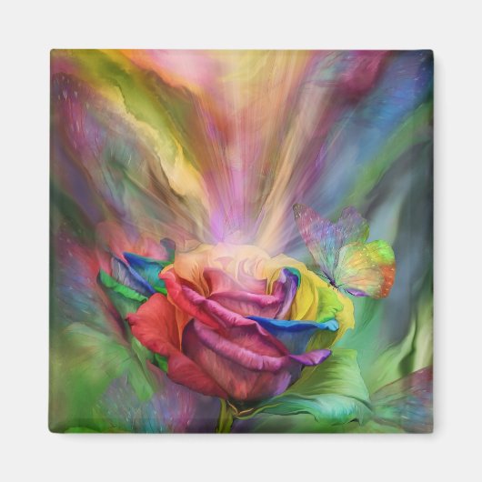 Chakra Rose Magnet für Gesundheit (Vorne)