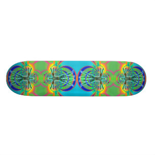 Chakra schellt Skateboard