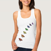 Chakra-Schmetterlinge Tank Top (Vorderseite)