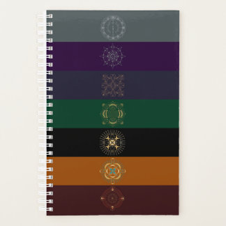 Chakra Shadow Mandala Lines Planner Planer