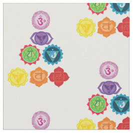 Chakra, sieben Chakras Energie-Systems-Gewebe Stoff