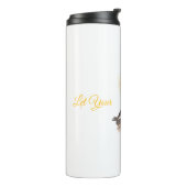 Chakra Silhouette – Let Your Light Shin Thermosbecher (Nach links gedreht)