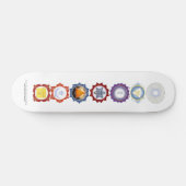 Chakra Skate-Brett Skateboard (Horizontal)
