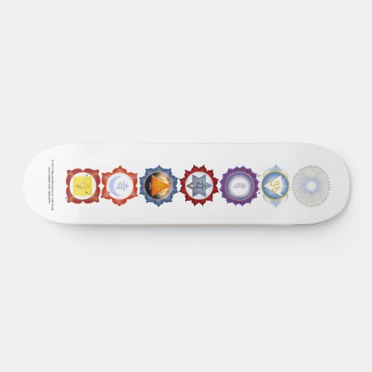 Chakra Skate-Brett Skateboard (Horizontal)
