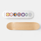 Chakra Skate-Brett Skateboard (Horizontal)